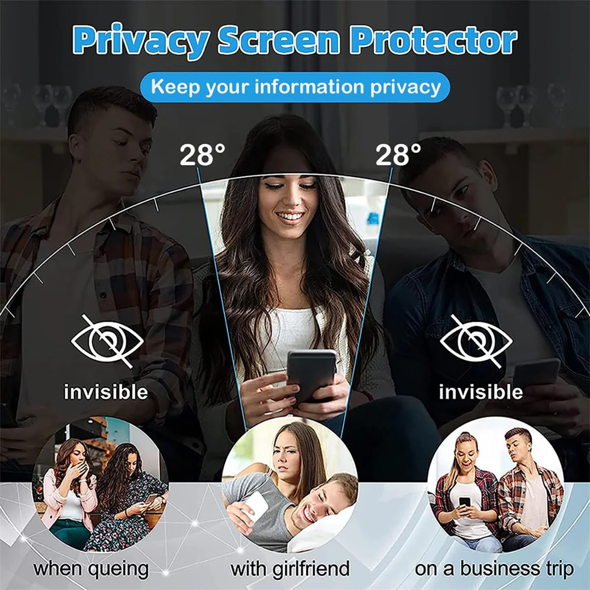 Anti Spy Screen Protector For OPPO A94 5G Tempered Glass 9H Privacy Peep Scratch High Aluminum Case Friendly