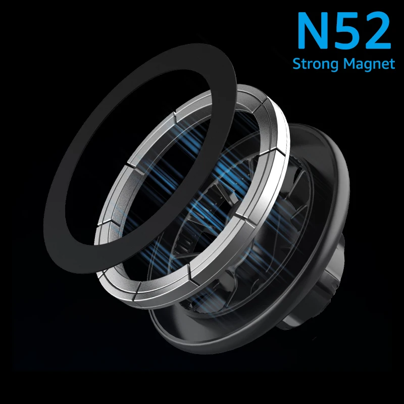 Magnetic Car Phone Holder for MagSafe Car Cellphone Magnet Mount GPS Bracket Accessories for iPhone 17 Pro Max Samsung Huawei