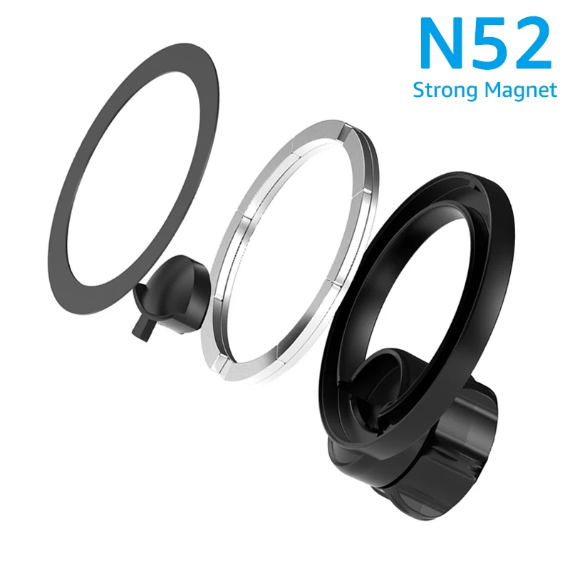 Magnetic Car Phone Holder for MagSafe Car Cellphone Magnet Mount GPS Bracket Accessories for iPhone 17 Pro Max Samsung Huawei