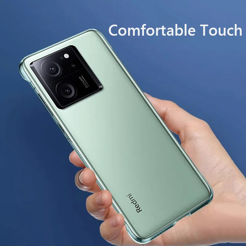 For Xiaomi 13T Pro Frameless Slim Clear Hard Back Cover Case For Xiaomi 13T Pro Xiaomi13T Pro 5G ShockProof Coque Phone Cases