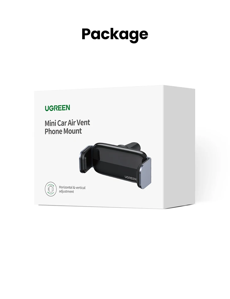 UGREEN Car Phone Holder Stand For Mobile Phone Air Vent Phone Stand for Xiaomi Samsung iPhone 16 15 Telephone Car Holder Stand