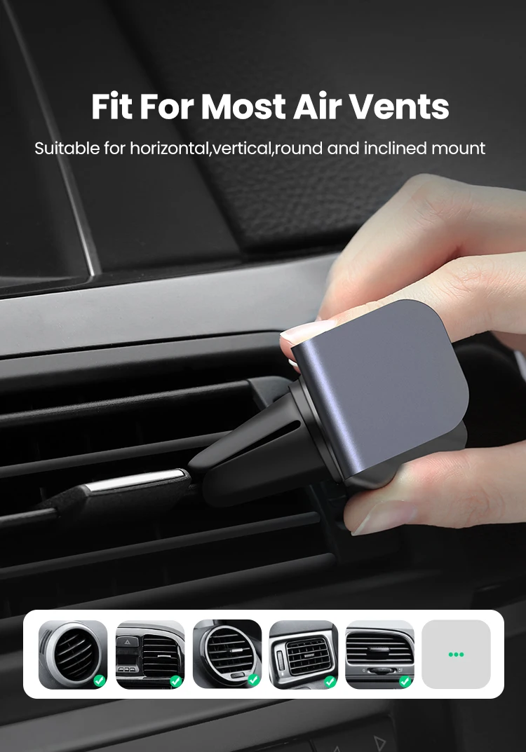 UGREEN Car Phone Holder Stand For Mobile Phone Air Vent Phone Stand for Xiaomi Samsung iPhone 16 15 Telephone Car Holder Stand