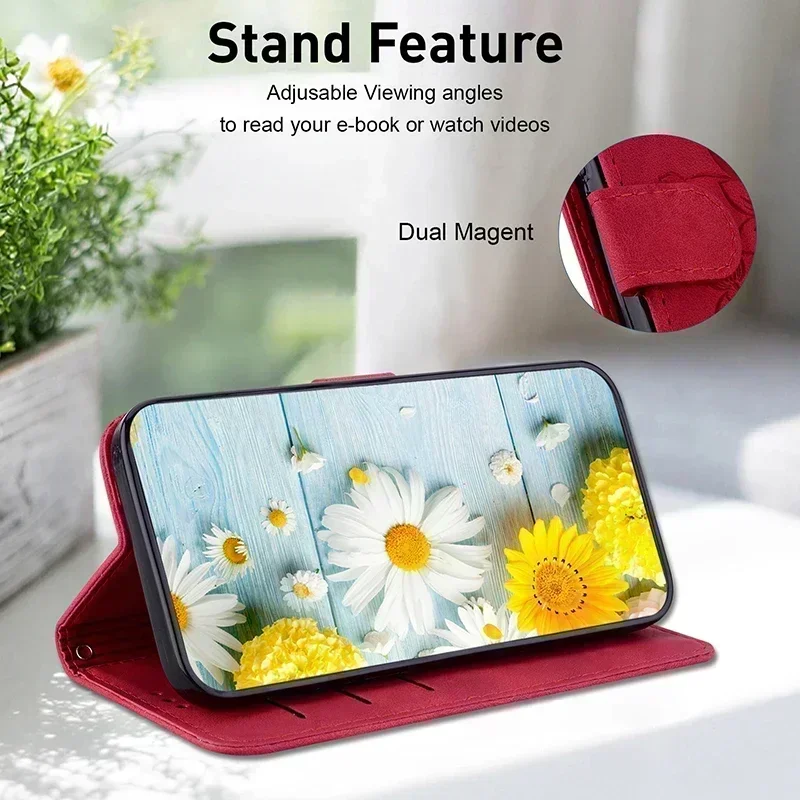 Leather Phone Case For Samsung Galaxy S10 Lite S10 S9 S8 Plus S10e S7 EDGE S6 Wallet Lanyard Cover