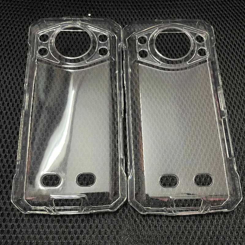 Soft TPU Phone Case for Doogee Fire 7 Ultra Cases Silicone Back Cover for Doogee Fire7Ultra Black Transparent Soft Shell