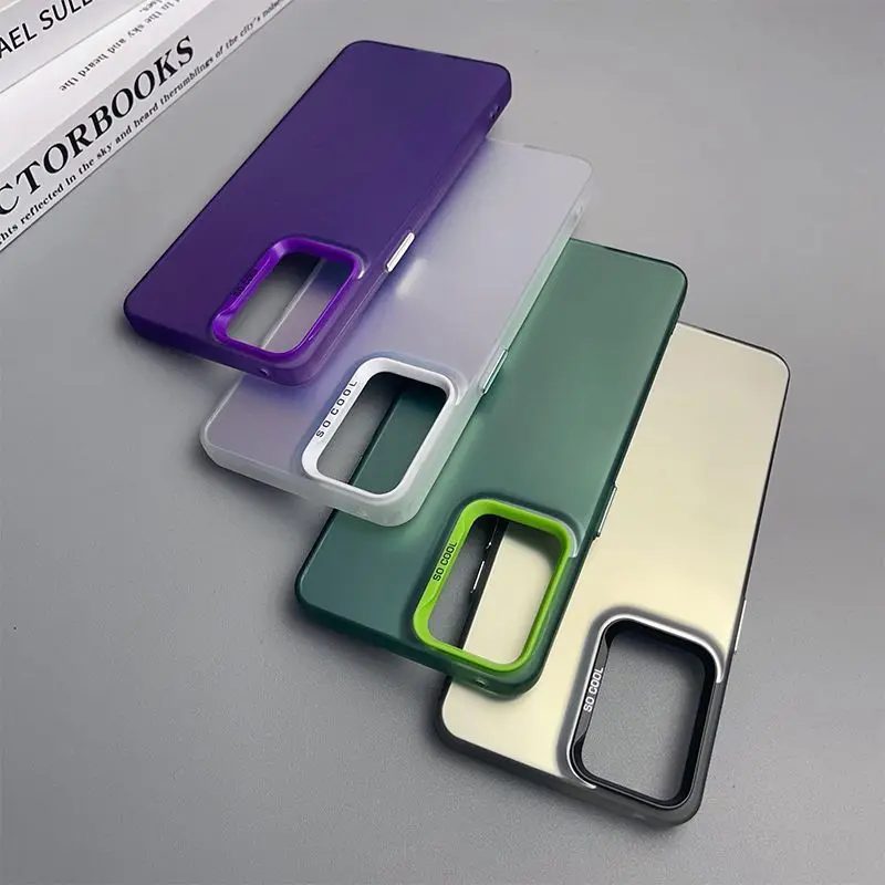 For OPPO Reno 6 lite Case Oppo Reno 5 lite Reno5F 6lite Phone Case Shockproof Shell Protection Back Cover Anti-fingerprint IMD
