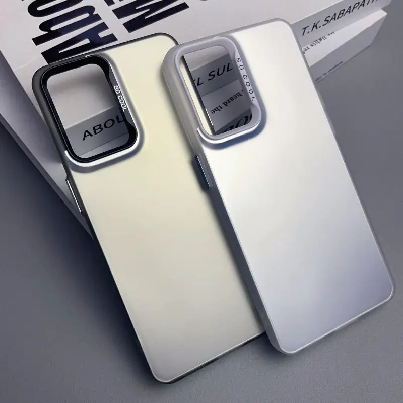 For OPPO Reno 6 lite Case Oppo Reno 5 lite Reno5F 6lite Phone Case Shockproof Shell Protection Back Cover Anti-fingerprint IMD