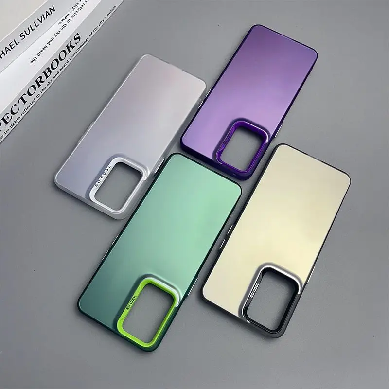 For OPPO Reno 6 lite Case Oppo Reno 5 lite Reno5F 6lite Phone Case Shockproof Shell Protection Back Cover Anti-fingerprint IMD