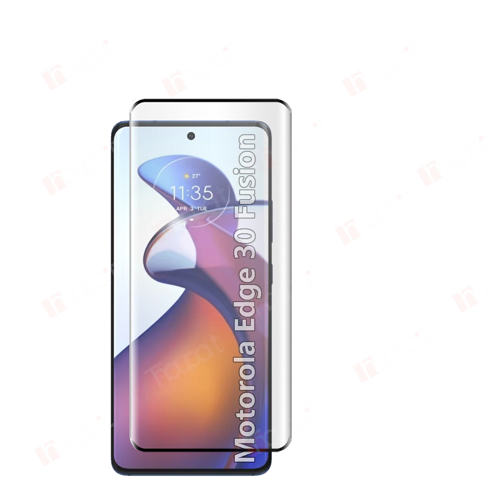3Pcs 3D Tempered Glass For Motorola Edge 30 Fusion Screen Protector Full Cover Film For Moto Edge30 Fusion Glass