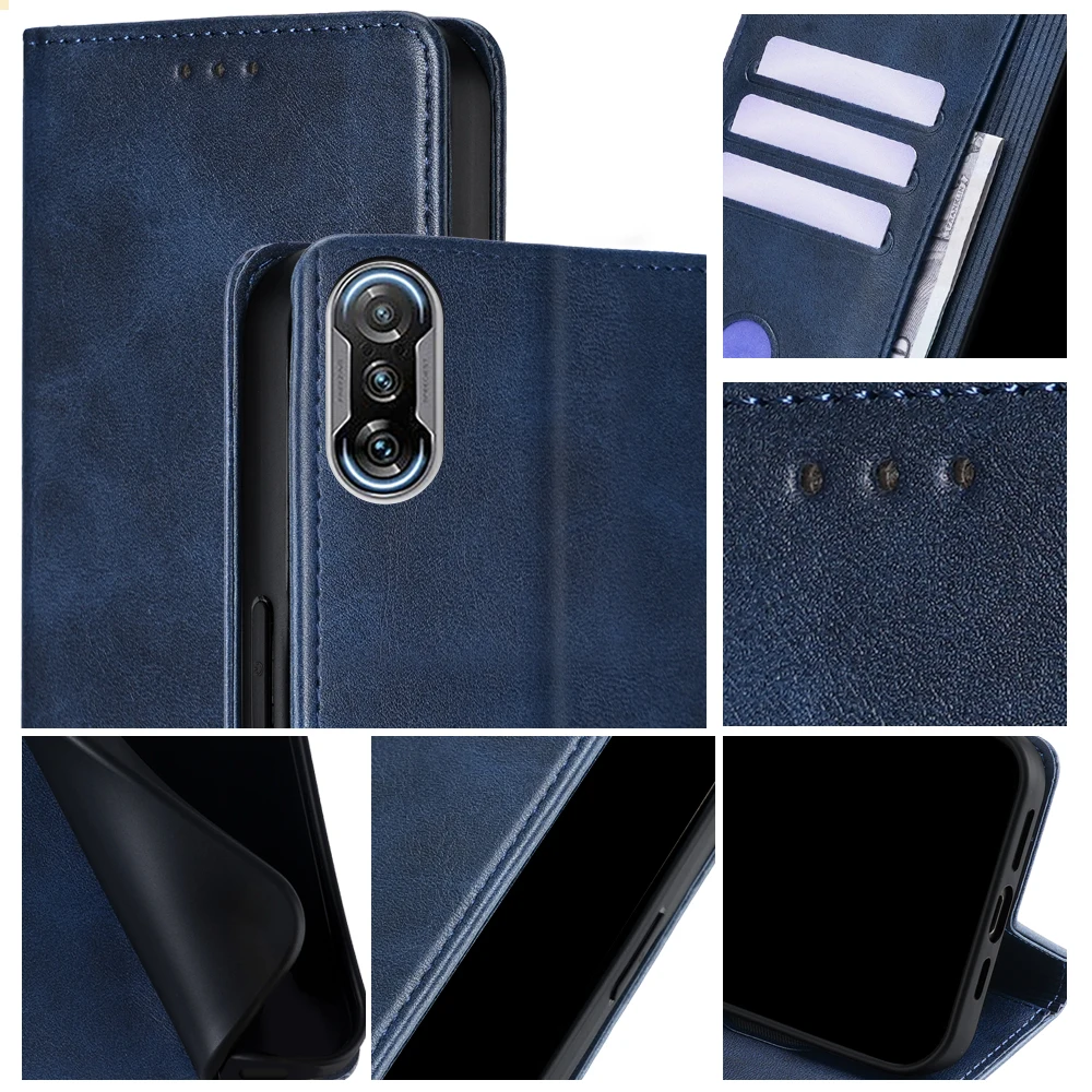 Business Magnetic Phone Case for Xiaomi 12 12S 12T 12X 11T 11X 11 Pro Ultra 11 Lite 5G NE Leather Flip Case Funda Card Slots
