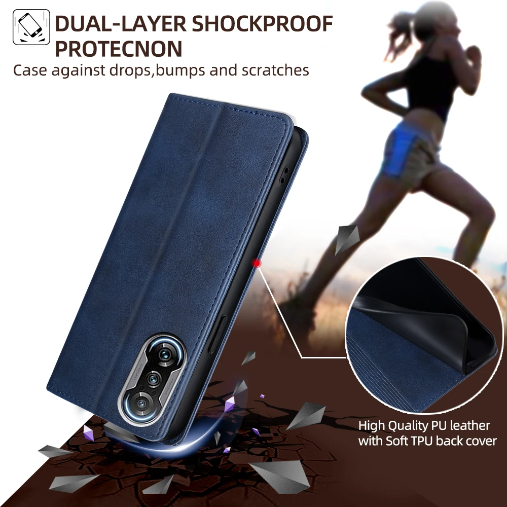 Business Magnetic Phone Case for Xiaomi 12 12S 12T 12X 11T 11X 11 Pro Ultra 11 Lite 5G NE Leather Flip Case Funda Card Slots