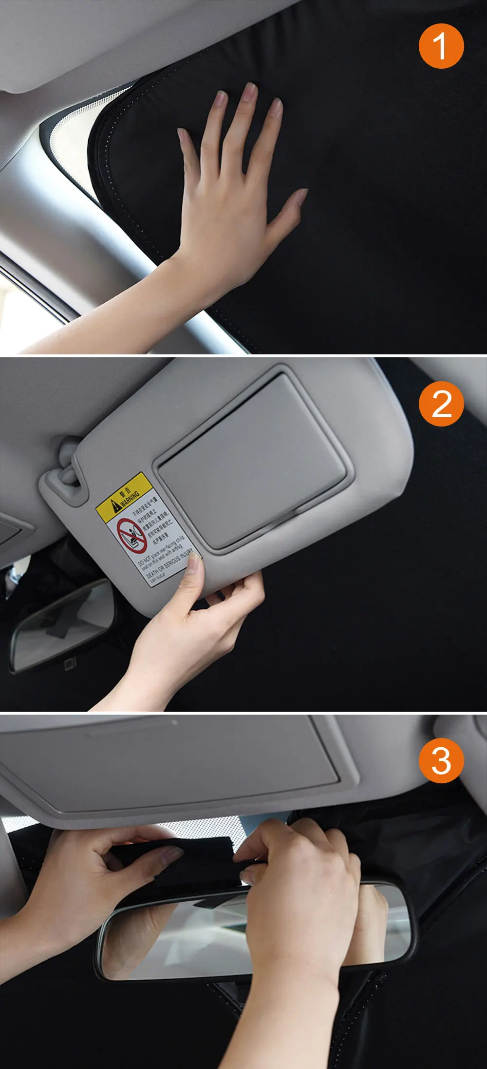 Flodable Car Windshield Sunshade Auto Accessories For Changan Cs95 CS35 2020 Cx70 Cs55 Cs75 Plus 2017 Filter Bunper CS15 Eado