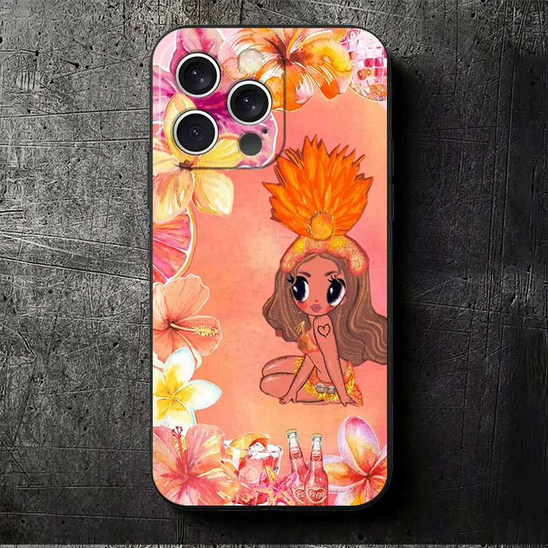 K-Karol G Tropicoqueta Soft Phone Case for iPhone 11 13 14 15 16 Pro Max 17 Air 16E 12 Mini 7 Black Fundas Back Cover