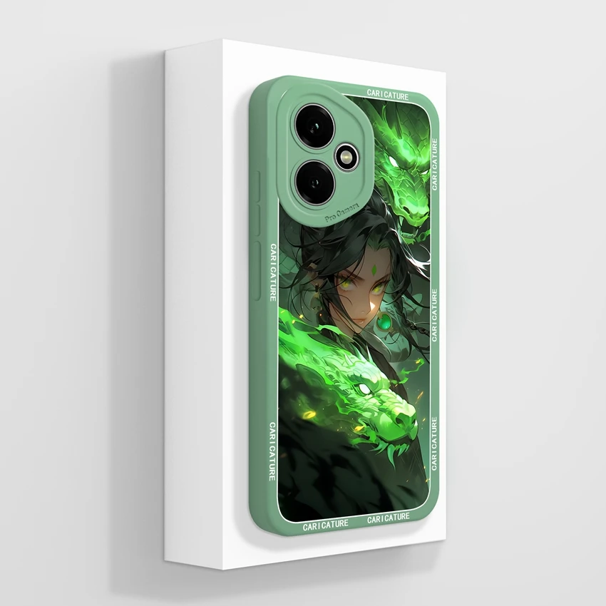 For Honor 400 / 400 Pro / 400 Lite / 400 Smart Case Silicone Cover Cute Girls Pattern Anti Slip Phone Casing For Honor400 Bumper