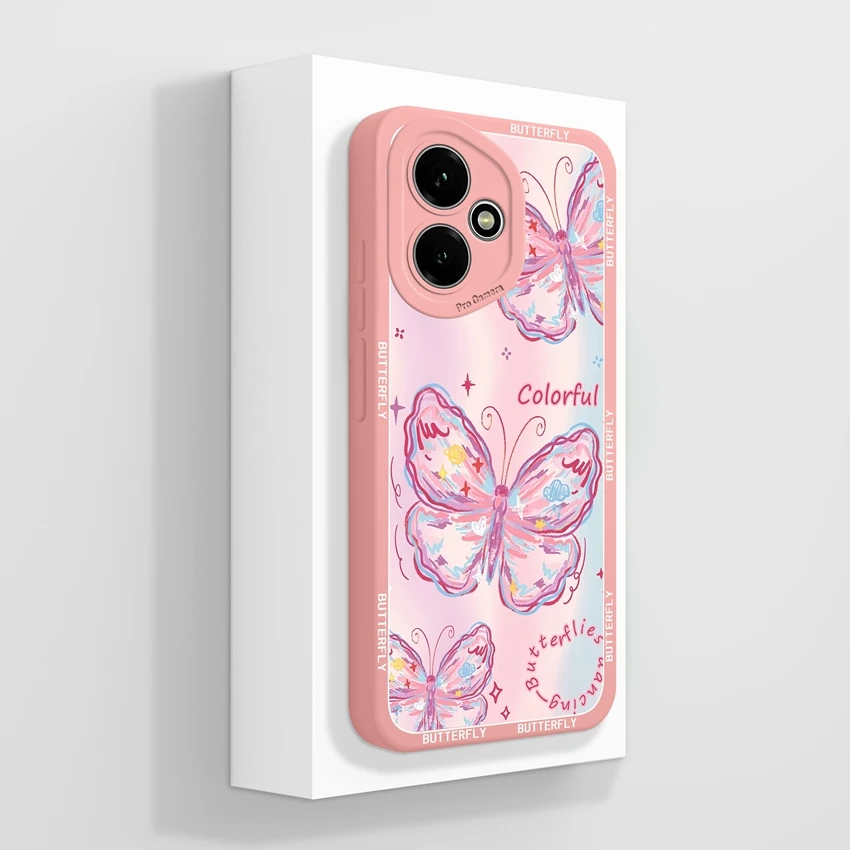 For Honor 400 / 400 Pro / 400 Lite / 400 Smart Case Silicone Cover Cute Girls Pattern Anti Slip Phone Casing For Honor400 Bumper