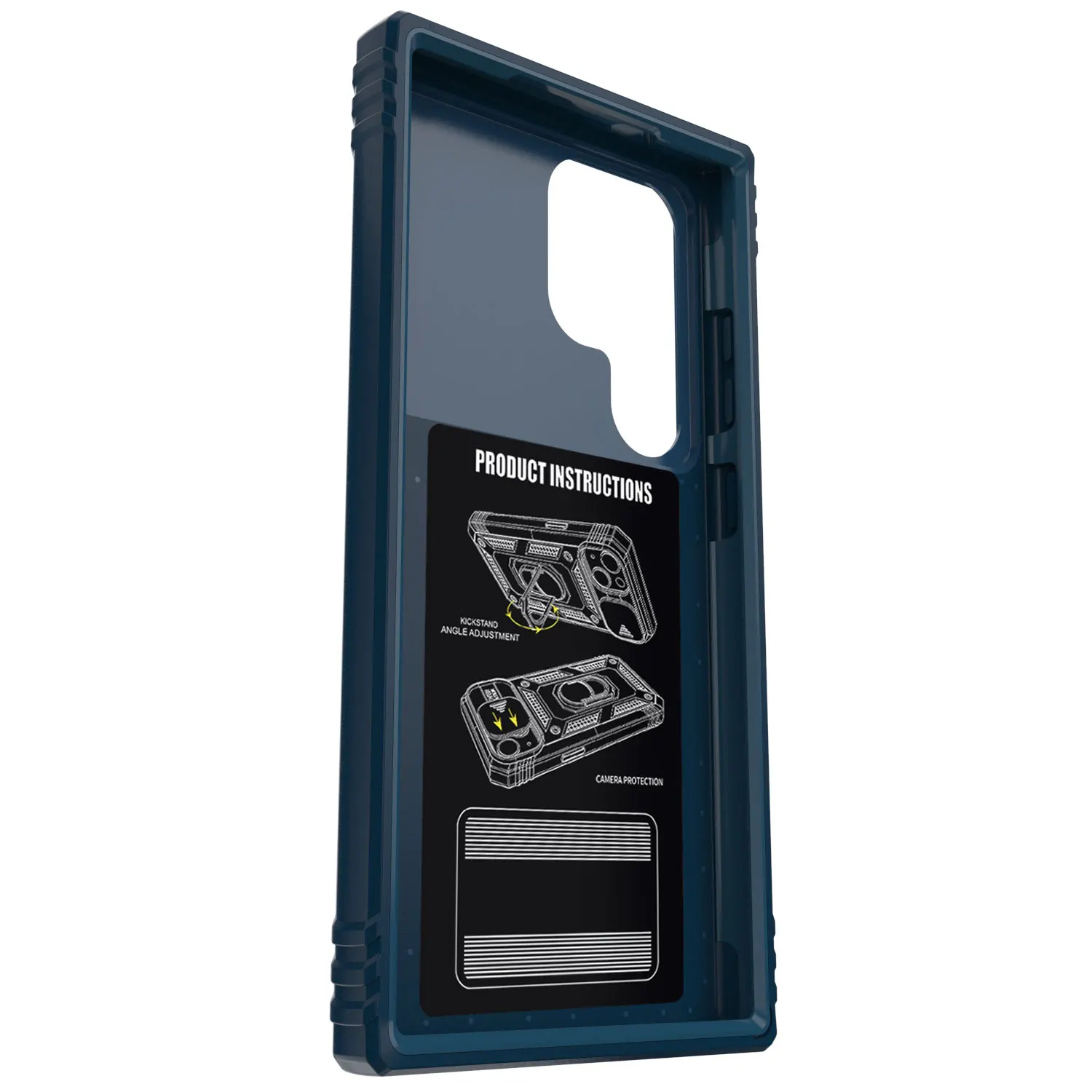For Samsung Galaxy S23/S23+/S23 Ultra/S23 FE 5G Phone Case Hybrid Ring Kickstand Card Slot Camera Protection Hard Cover