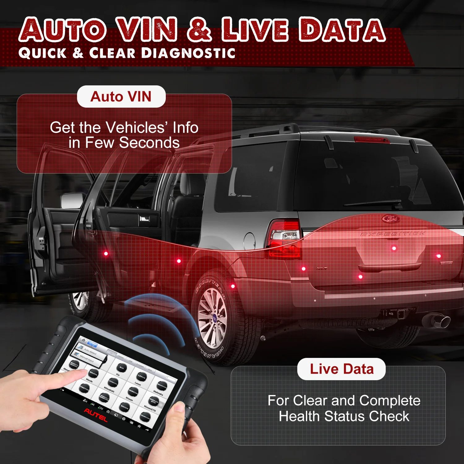 Autel MaxiCOM MK808BT PRO OBD2 Scanner Automotivo Car Diagnostic Scan Tool OBD 2 Code Reader Key Coding Active Test PK MK808S | V2.0 Bidirectional Diagnostic Tool 3000+ Active Test 28+ Reset Functions Injector Coding All Systems Scan FCA SGW OS 11