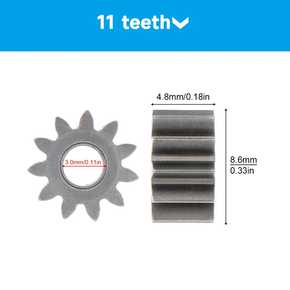 1pc Gear 7/ 9/11/12/13/14/15/16 Teeth Metal Gear for RS550/775/795/755 DC Motor For Fan Home Tool Toy