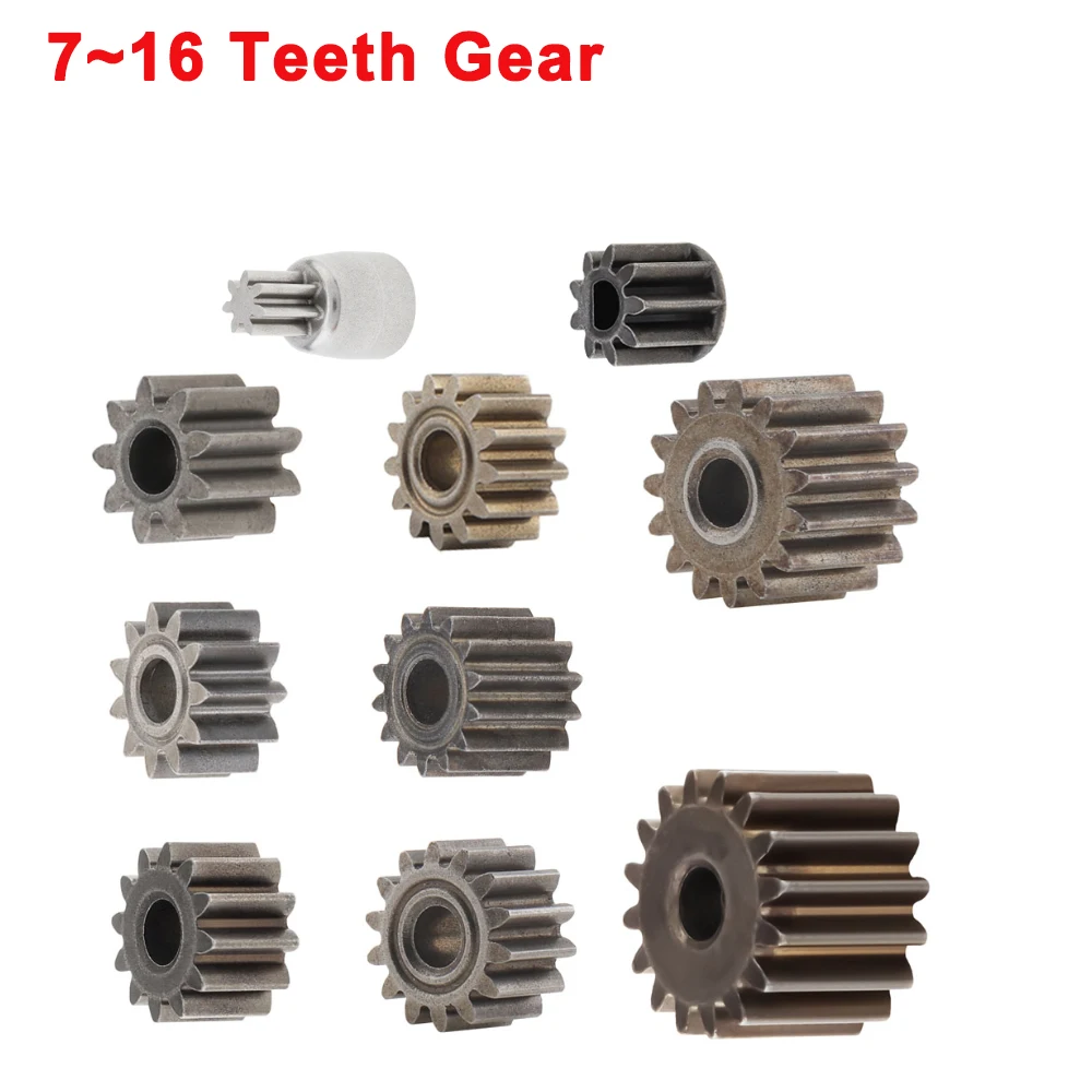 1pc Gear 7/ 9/11/12/13/14/15/16 Teeth Metal Gear for RS550/775/795/755 DC Motor For Fan Home Tool Toy