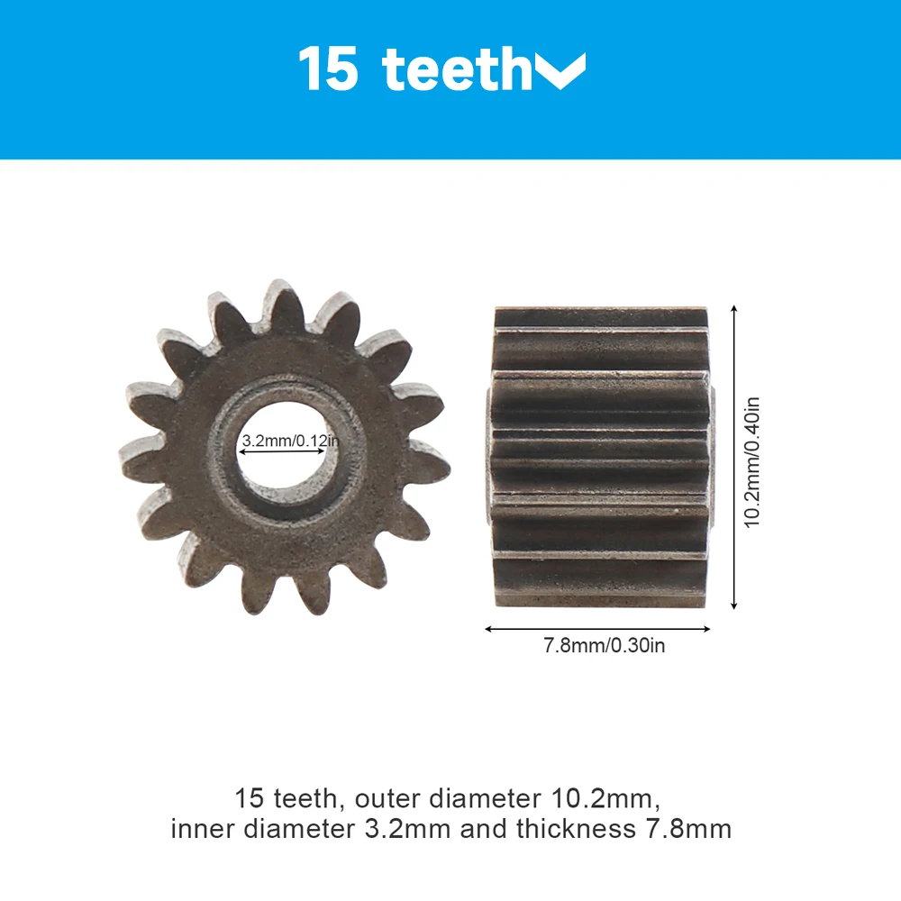 1pc Gear 7/ 9/11/12/13/14/15/16 Teeth Metal Gear for RS550/775/795/755 DC Motor For Fan Home Tool Toy