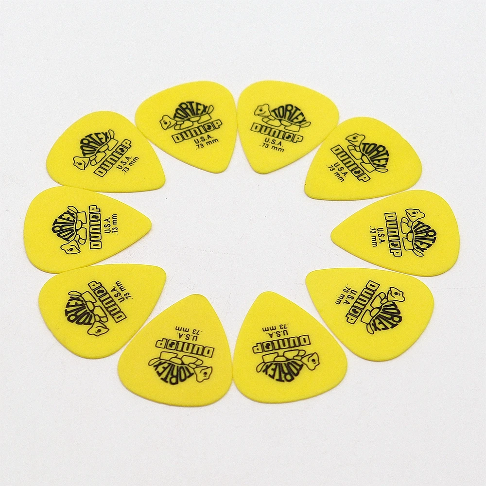 10pcs Dunlop Guitar Picks Electric Guitar Parts Picks Accessories 6 Kinds Thickness Picks