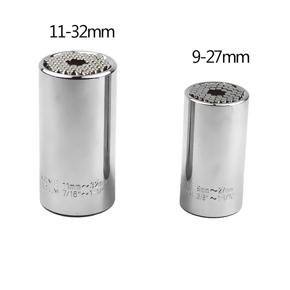 Onnfang 7-19/11-32mm Universal Ratchet Wrench Universal Socket Head, Household Socket Power/Hand Tool Wrench