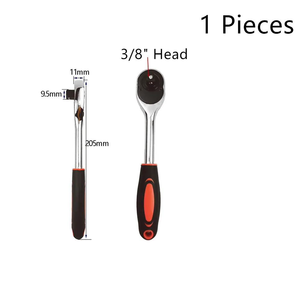 Onnfang 7-19/11-32mm Universal Ratchet Wrench Universal Socket Head, Household Socket Power/Hand Tool Wrench