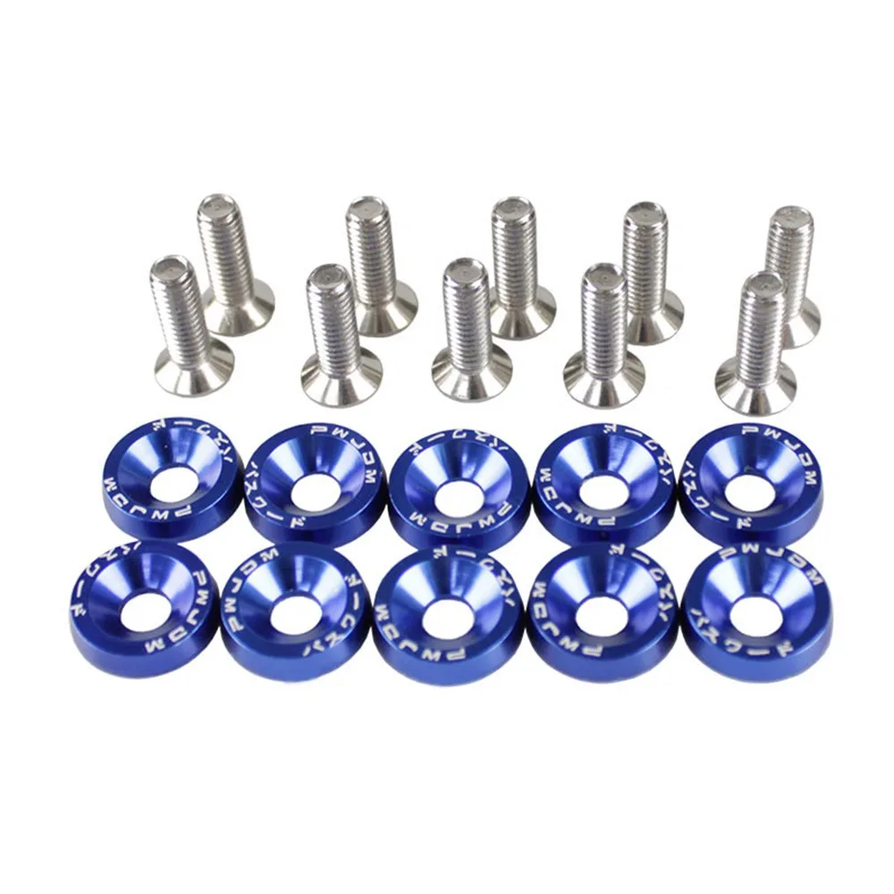 6MM Moto Screws For Honda Suzuki Yamaha Motorbike Nut Bolts License Plate Bracket Installation Fixing Motorcycle Car Screws