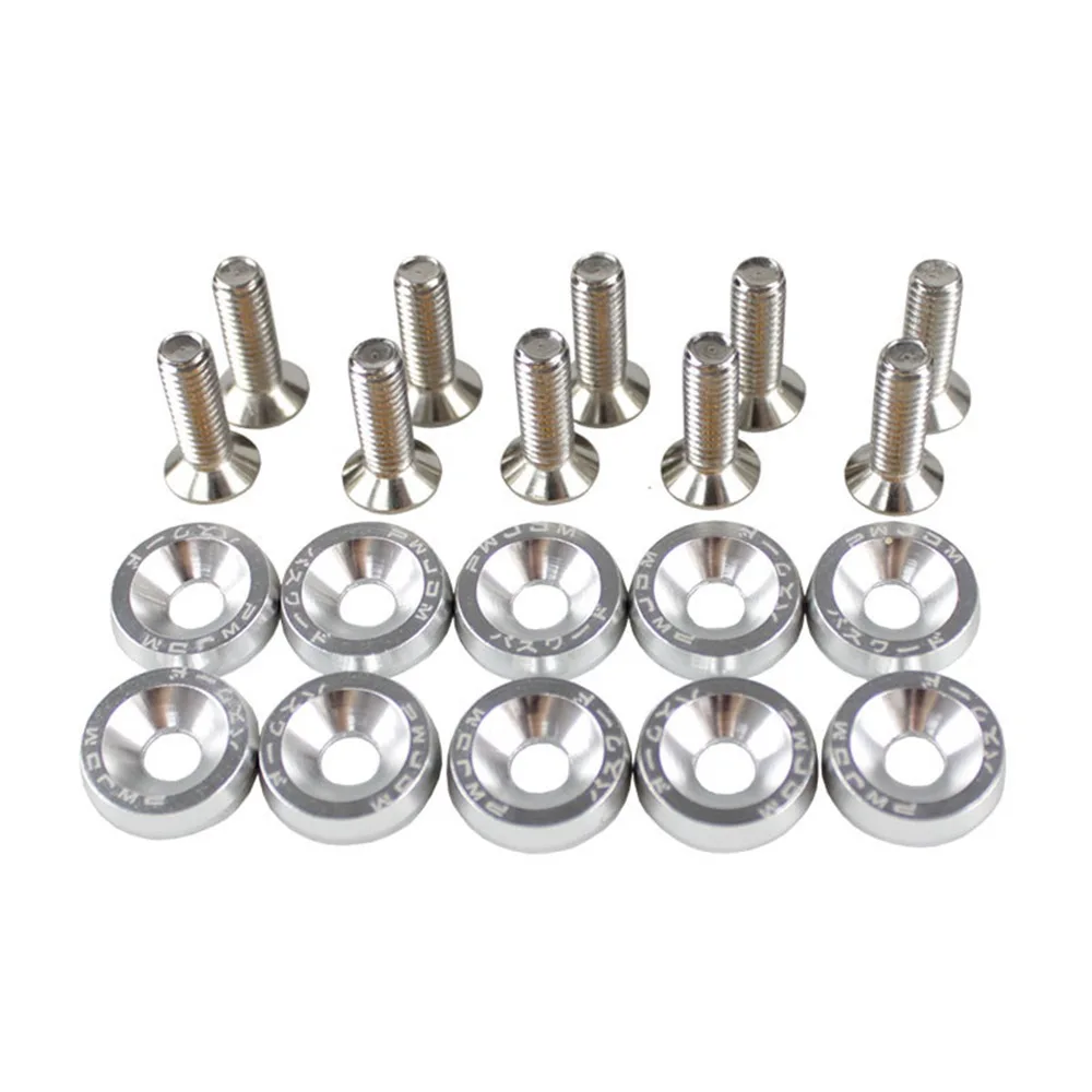 6MM Moto Screws For Honda Suzuki Yamaha Motorbike Nut Bolts License Plate Bracket Installation Fixing Motorcycle Car Screws