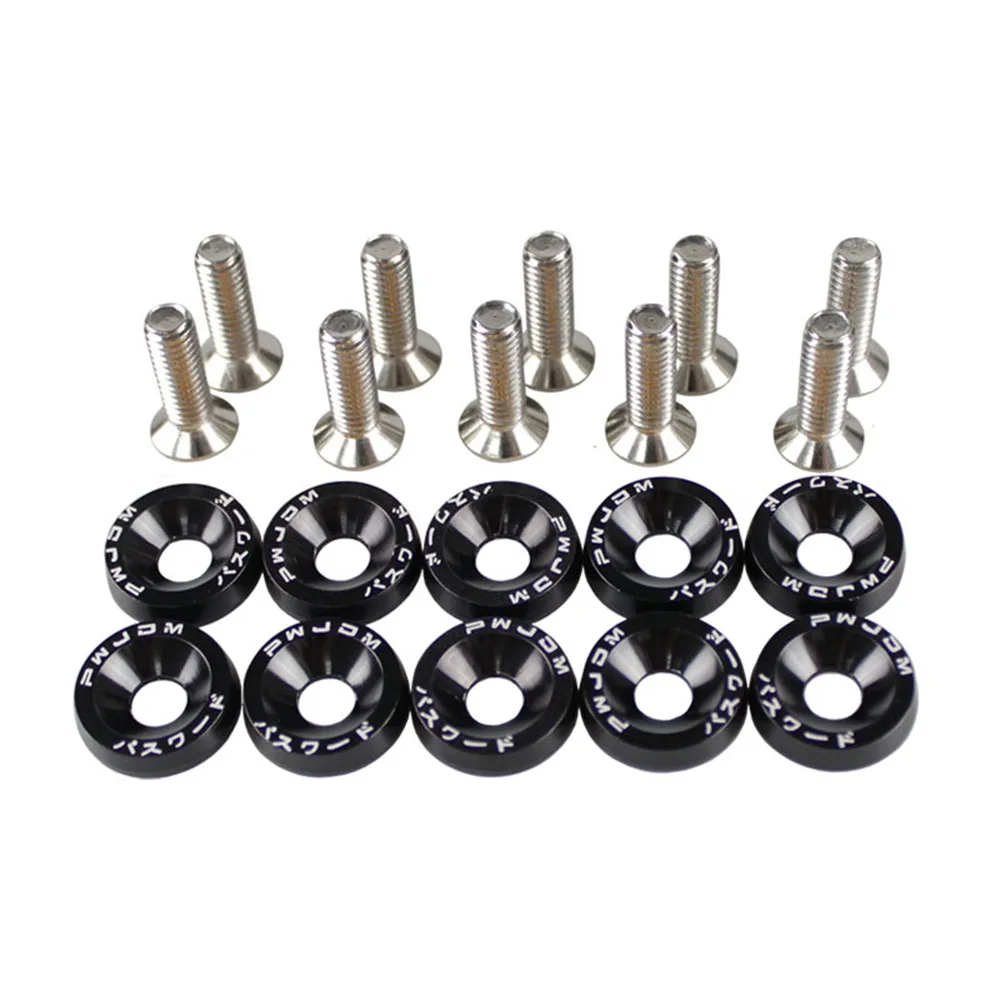 6MM Moto Screws For Honda Suzuki Yamaha Motorbike Nut Bolts License Plate Bracket Installation Fixing Motorcycle Car Screws