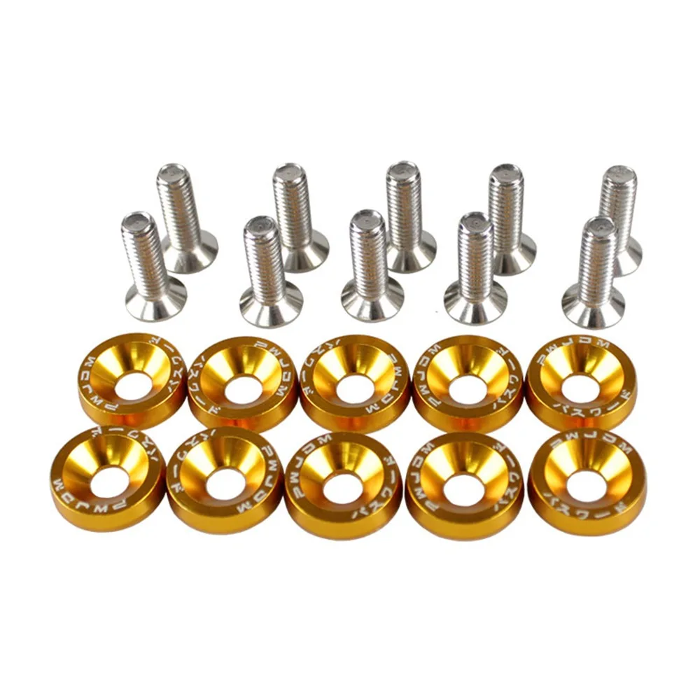 6MM Moto Screws For Honda Suzuki Yamaha Motorbike Nut Bolts License Plate Bracket Installation Fixing Motorcycle Car Screws