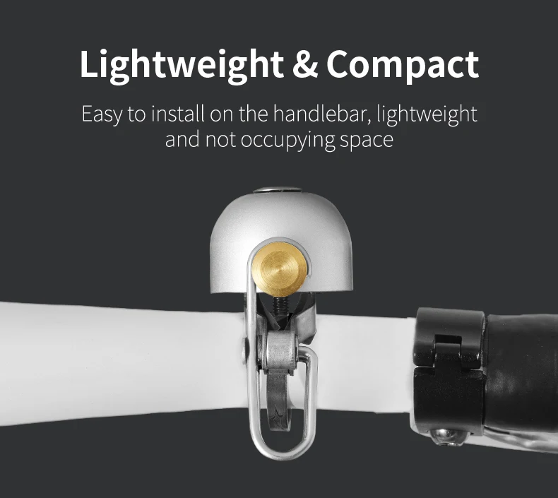 ROCKBROS Bike Bell Cycling Ring Bicycle Retro Classical Bells Clear Sound Quality MTB Road Safety Warning Alarm Bike Bells