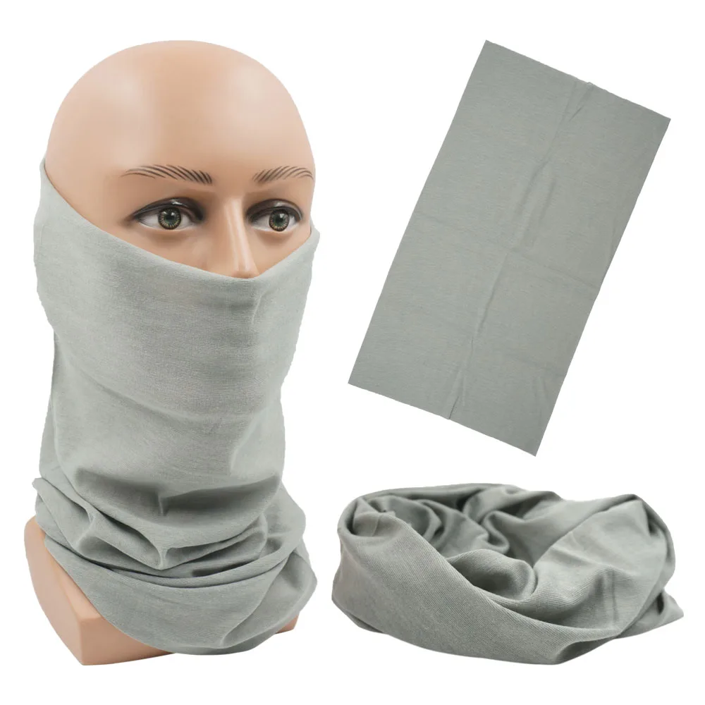 Outdoor Magic Bandana Solid Dyeing Color Cycling Hiking Scarves Fashion Headwrap Neck Tube Cover Fishing Windproof Face Mask