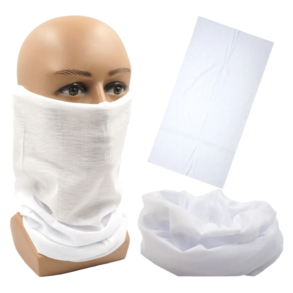 Outdoor Magic Bandana Solid Dyeing Color Cycling Hiking Scarves Fashion Headwrap Neck Tube Cover Fishing Windproof Face Mask