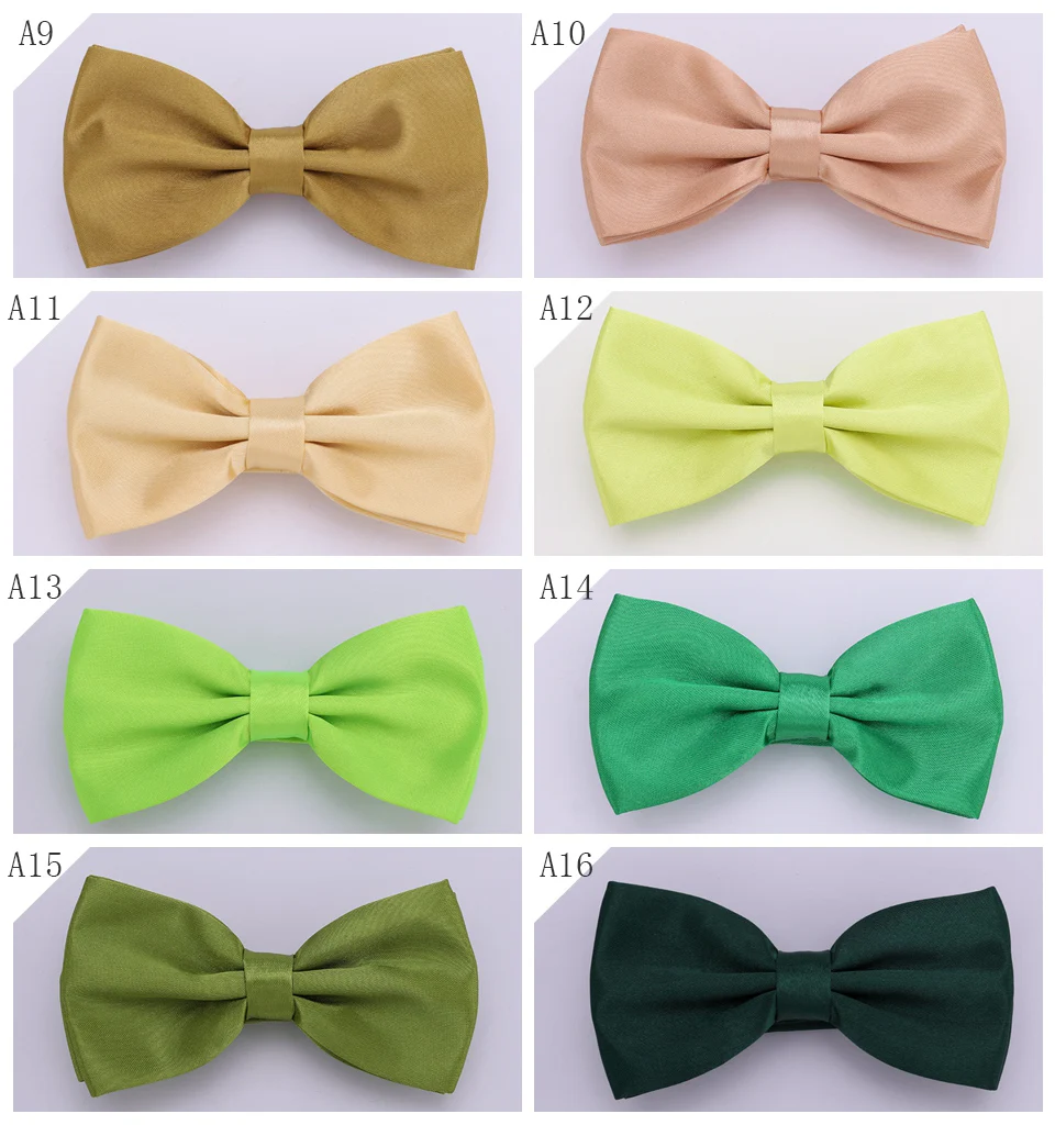 HUISUI 2024 New 43 Color Suit Bow Tie Wedding Gift Solid Party Classic Butterfly Cravat Wholesale Polyester Material Bowtie