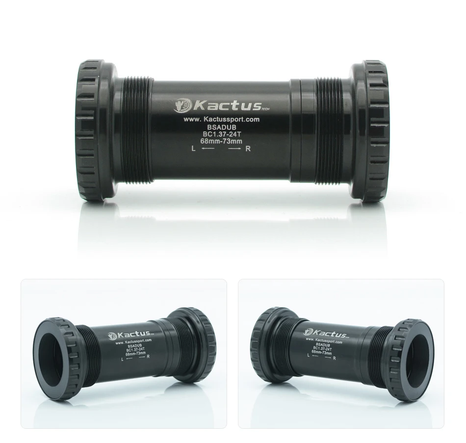 KACTUS Bicycle Bottom Bracket BSA Thread Kit Road MTB Bike Frame 68/73 Axis 24/22 and 29/30mm Fit for Shimano/SRAM GXP Crankset