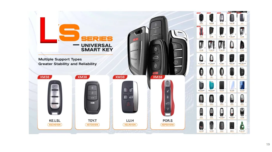 LAUNCH X-431 Car Key Programmer x 4 Keys Set Key Chip Work With X431 PAD V 5 IMMO ELITE IMMO PLUS PRO3 ACE PRO TT PRO3S+ELITE