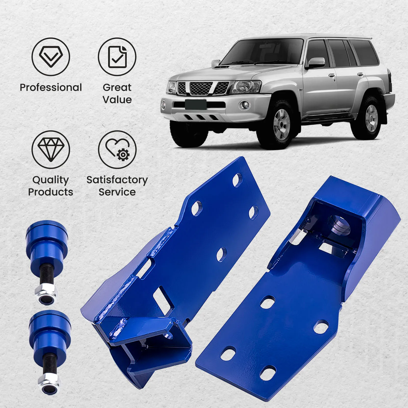 SUSPENSION LIFT KIT DROP BOXES DROP BOX 3" - 5" INCH For NISSAN PATROL GQ GU 4WD