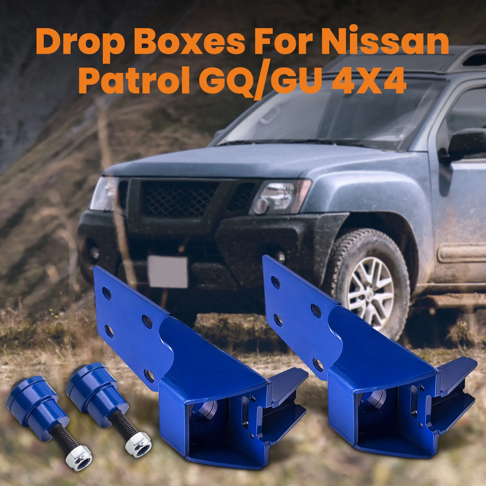 SUSPENSION LIFT KIT DROP BOXES DROP BOX 3" - 5" INCH For NISSAN PATROL GQ GU 4WD