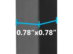 Tribesigns 78.7 Inch Extra Tall Narrow Bookshelf, 7 Tier Skinny Bookcase for Small Spaces, Freestanding Display Shelves