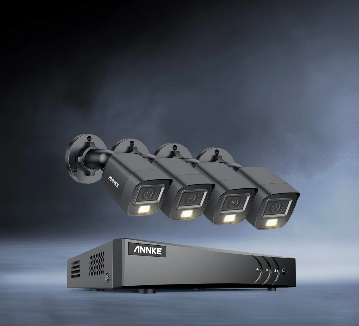 ANNKE 8CH 5MP Video Security System Dual Light H.265+ DVR Recorder Video Surveillance CCTV Camera Kits 3K Outdoor PIR Detection