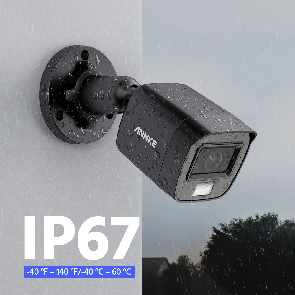 ANNKE 8CH 5MP Video Security System Dual Light H.265+ DVR Recorder Video Surveillance CCTV Camera Kits 3K Outdoor PIR Detection