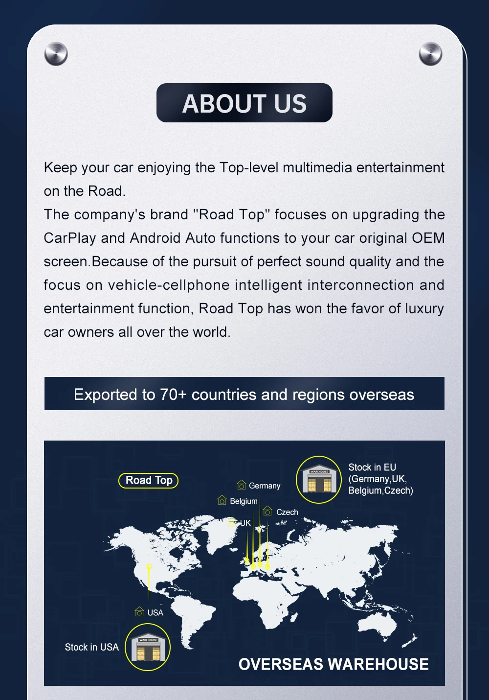Road Top Wireless CarPlay Android Auto for Mercedes Benz CLS W218 NTG4.5/NTG4.7 2011-2015, with Mirror Link AirPlay Car Play