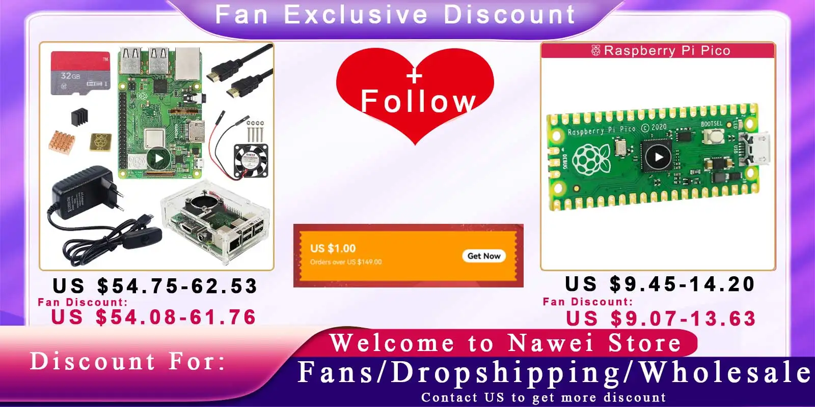 Raspberry Pi 3 B Plus Power Adapter 5V 3A EU US AU UK Power Supply ON OFF Switch Charger Connector for Raspberry Pi 3 Model B