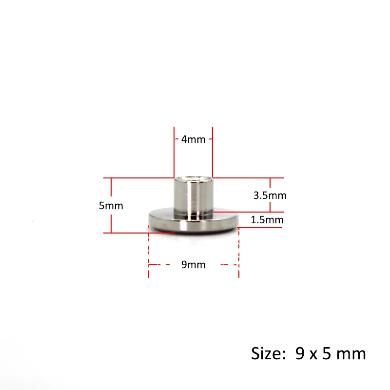 10pcs Metal Binding Chicago Screws Nails Studs Rivets For Photo Album Desk Calendar Menu Leather Craft Belt Wallet Fasteners