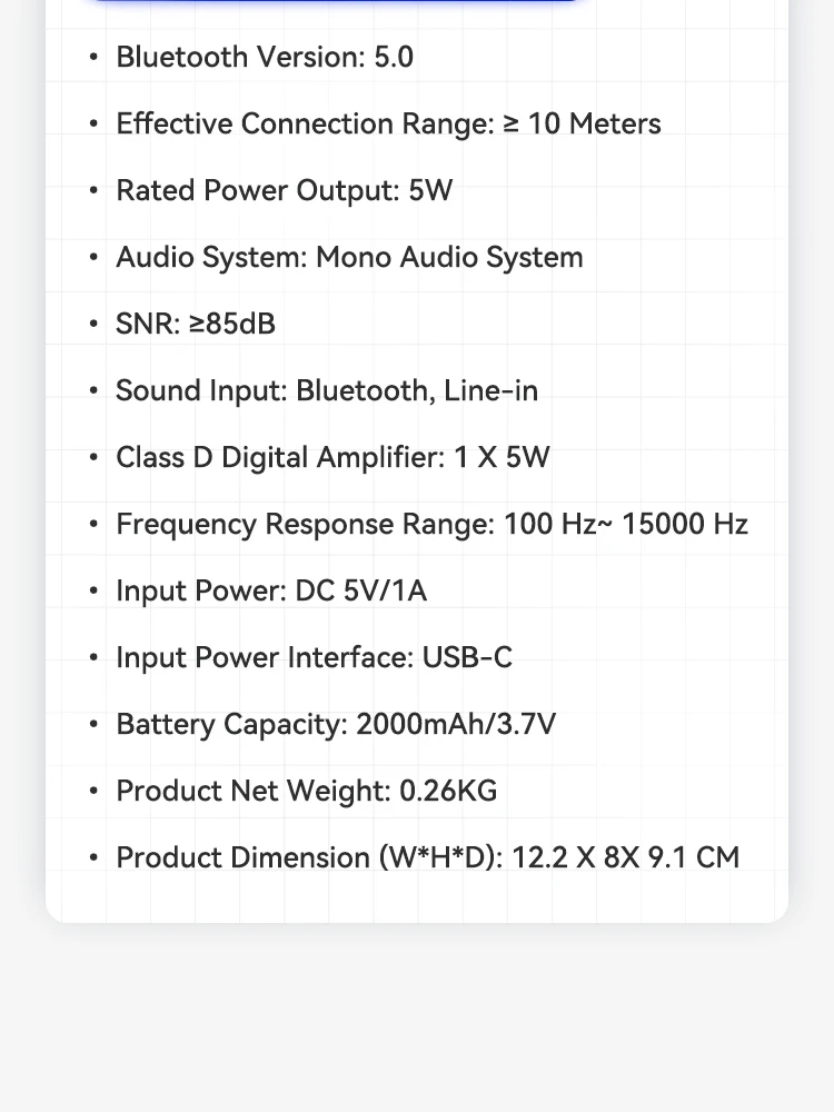 LEXIN Model-S Portable Bluetooth Speaker,Helmet Style Wireless Speaker,Powerful Loud Stereo Speakers, Deep Bass,IPX4 Waterproof