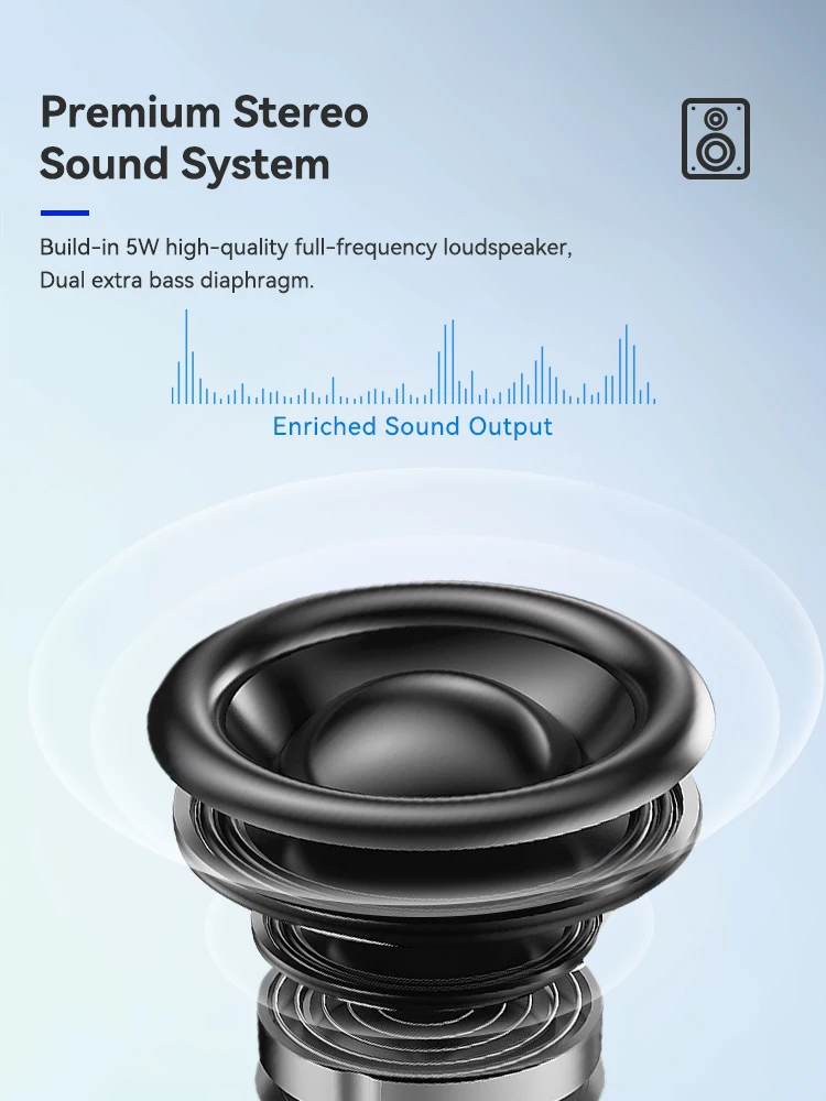 LEXIN Model-S Portable Bluetooth Speaker,Helmet Style Wireless Speaker,Powerful Loud Stereo Speakers, Deep Bass,IPX4 Waterproof