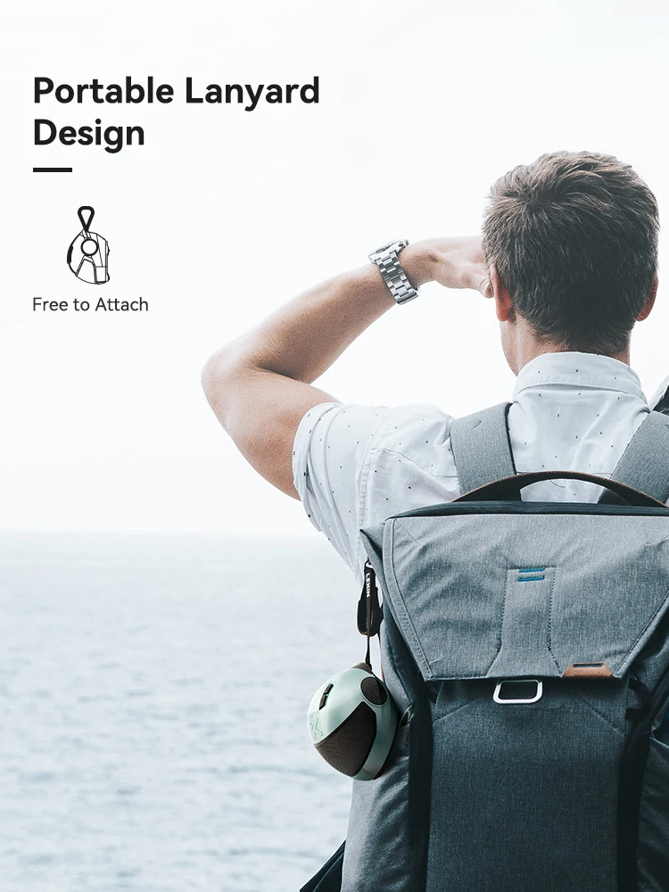 LEXIN Model-S Portable Bluetooth Speaker,Helmet Style Wireless Speaker,Powerful Loud Stereo Speakers, Deep Bass,IPX4 Waterproof