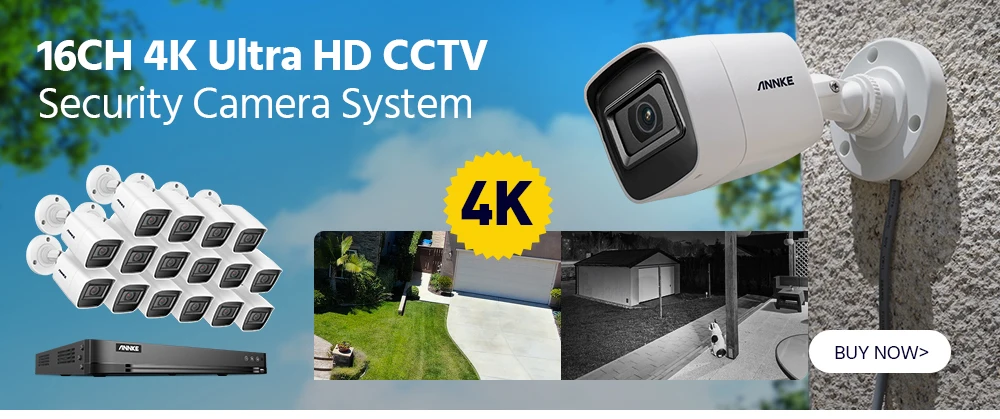 ANNKE 2/4PCS FHD 3MP IP H.265 Video Camera Surveillance System Weatherproof Cameras 100ft Night Vision With Smart IR P2P For NVR