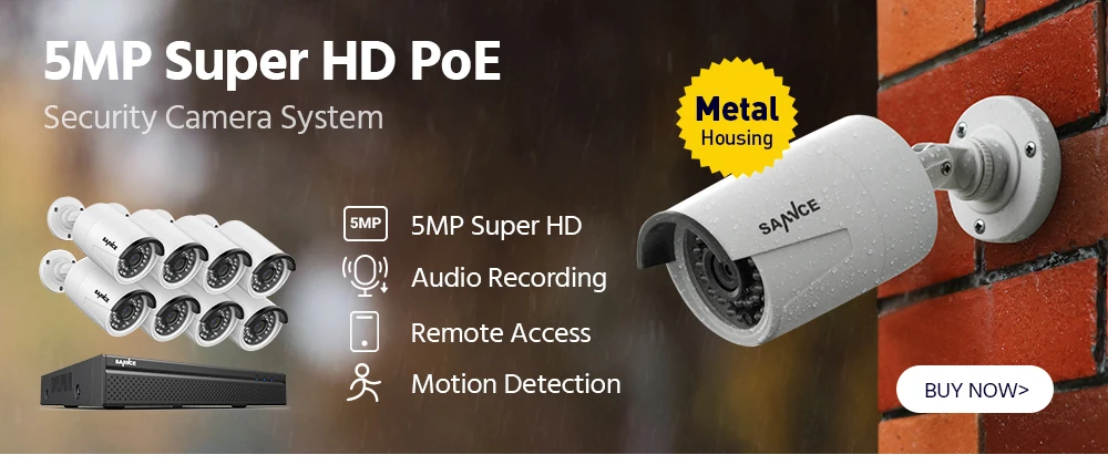 ANNKE 2/4PCS FHD 3MP IP H.265 Video Camera Surveillance System Weatherproof Cameras 100ft Night Vision With Smart IR P2P For NVR