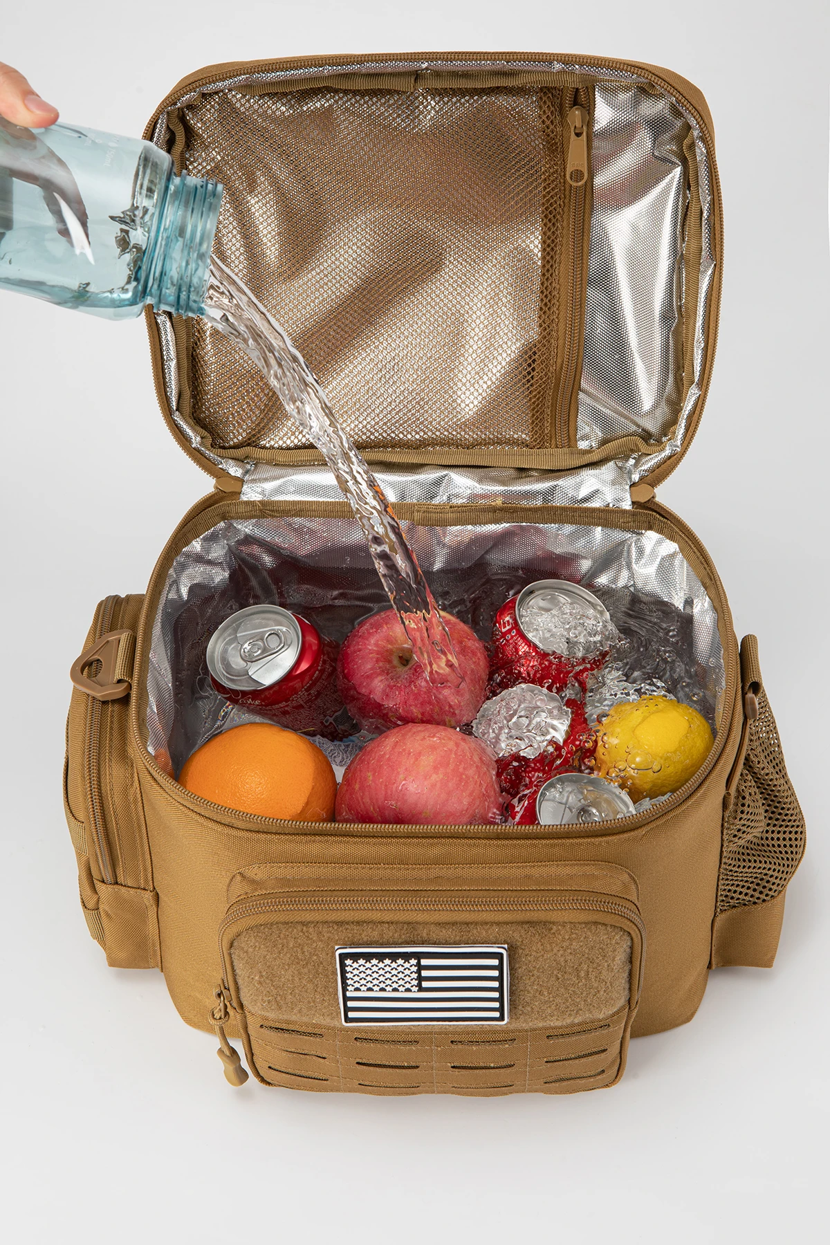 Men's Tactical Lunch Box Heavy Duty Work Lunch Bag Leak Proof Insulated Durable Insulated Lunch Box for Office, Outdoor Activiti